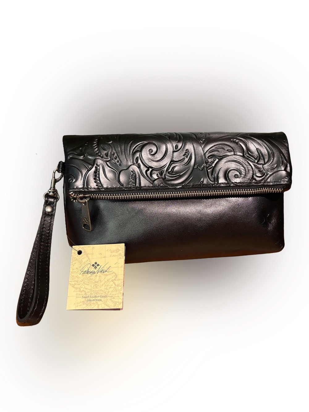 NWT Patricia Nash- Valarie Leather Foldover Wristlet